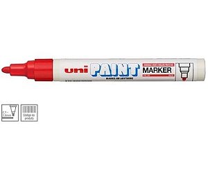 Marcador Permanente 2,8mm Paint Vermelho- Uni Ball