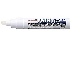 Marcador Permanente 8.5mm Paint Branco - Uni Ball