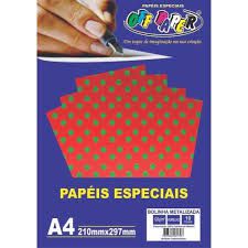 Papel A4 120g 10f Metalizado Poa Vm - Offpaper