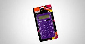 Calculadora 10 Digitos Grande Neon Roxo - Brw