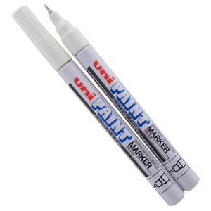 Marcador Permanente 0.8mm Paint Branco - Uni Ball