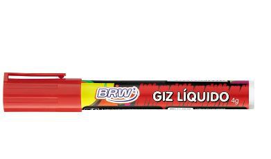 Giz Liquido 4g 6mm Vermelho - Brw