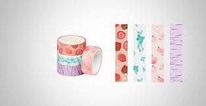 Fita Adesiva 15mmx3m Washi Tape C/cheiro - Brw