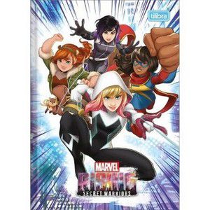 Caderno Broc Cd 1/4 80f Marvel Rising - Tilibra