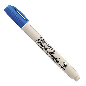 Caneta Brush Epf-f Azul - Tilibra