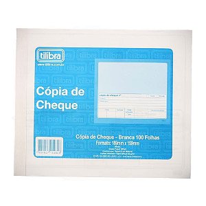 Copia De Cheque Branca C/100fls - Tilibra