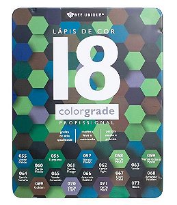 Lapis De Cor Colorgrade Prof 18 Cores - Bee