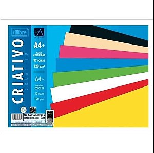 Caderno Criativo A4 120g 32f Acad Color - Tilibra