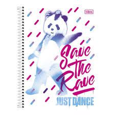 Caderno Esp Cd Univ 10m 160f Just Dance - Tilibra