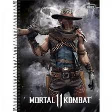 Caderno Esp Cd Univ 10m 160f Mortal Komb - Tilibra