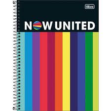 Caderno Esp Cd Univ 10m 160f Now Unite - Tilibra