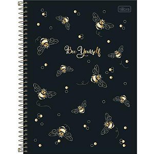 Caderno Esp Cd Univ 10m 160f Honey Bee - Tilibra