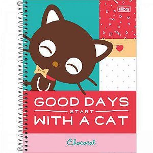 Caderno Esp Cd Univ 10m 200f Chococat - Tilibra