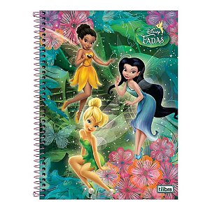 Caderno Esp Cd Univ 12m 240f Fadas - Tilibra