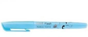 Marca Texto Flash Pastel Azul - Tris