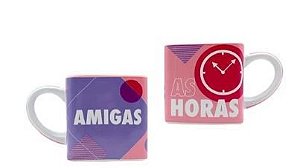 Caneca 300ml Cubo Amigas Para Todas As Hora - Zona