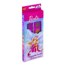 Aquarela Barbie C/12 Cores - Tris