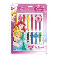 Giz De Cera 3d Princesas C/ 12 Cores - Tris