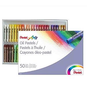 Giz Pastel C/50 Cores - Pentel