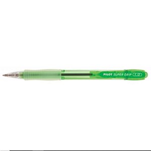 Caneta Esf 1,0mm Super Grip Neon Verde - Pilot