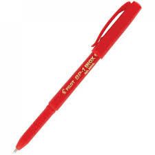 Caneta Esferografica 1,0mm Inox Vermelho - Pilot