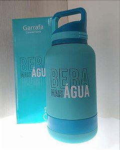 Garrafa 500ml Inox C/mosquetao Beba Agua - Zona