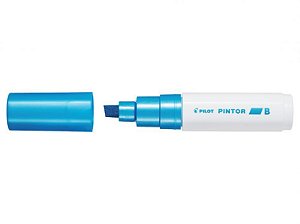 Marcador B 8,0mm Pintor Azul Metalico - Pilot