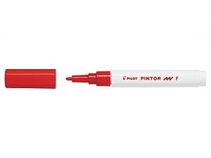 Marcador Fine 1,0mm Pintor Vermelho - Pilot