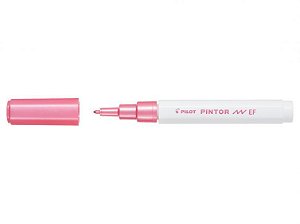 Marcador E Fine 0,7mm Pintor Rosa Metalico - Pilot