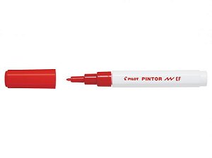 Marcador E Fine 0,7mm Pintor Vermelho - Pilot