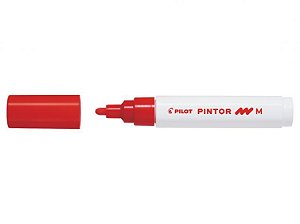 Marcador Medio 1,4mm Pintor Vermelho - Pilot