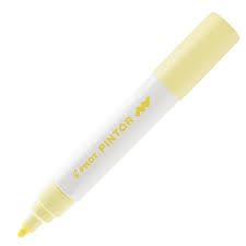 Marcador Medio 1,4mm Pintor Amarelo Pastel - Pilot