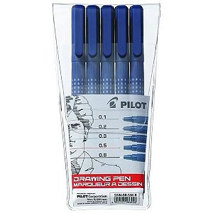 Marcador Drawing Pen Swn-dr C/5 Und - Pilot