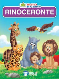 Mini Biblioteca Animais - Rinoceronte - Bicho Espe