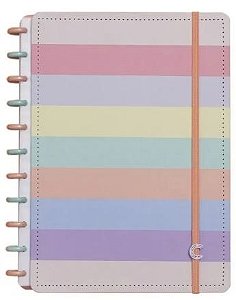 Caderno G+ Arco-iris Pastel - Caderno Inteligente