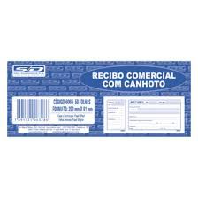 Bloco Recibo Comercial C/canhoto 100f 200x91mm -sd