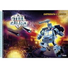 Caderno Esp Cartografia Cd 60f Steel Guard - Sd