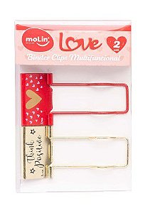 Binder Clips C/2 Love Multifuncional - Molin