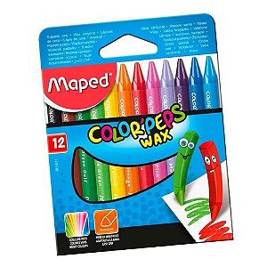 Giz De Cera C/12 Color Peps - Maped