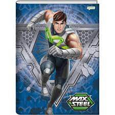 Caderno Broc Cd 1m 48f Max Steel - Jandaia