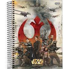 Caderno Esp Univ Cd 10m 200f Star Wars Fil-jandaia