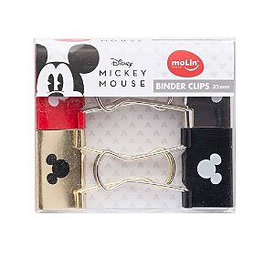 Binder Clips 32mm C/4 Mickey - Molin