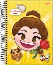Caderno Esp Univ Cd 10m 200f Disney Emoji -jandaia