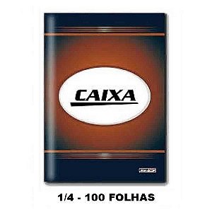 Livro Caixa 1/4 154x216mm 100f - Sd