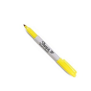 Marcador Permanente Fina Amarelo - Sharpie