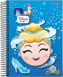 Caderno Esp Univ Cd 10m 160f Disney Emoji -jandaia