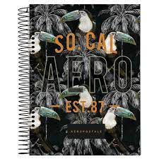 Caderno Esp Univ Cd 10m 200f Aeropostale M-jandaia