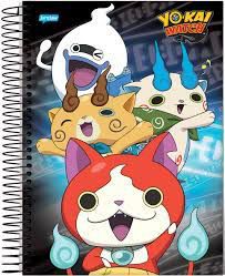 Caderno Esp Univ Cd 10m 200f Yo Kai Watch -jandaia