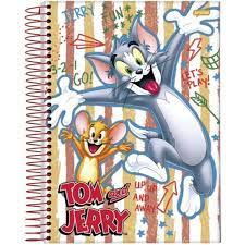 Caderno Esp Univ Cd 10m 200f Tom E Jerry - Jandaia