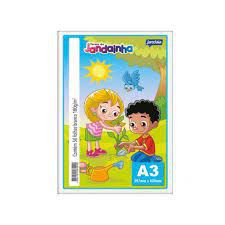 Papel A3 180g C/50f Branco - Jandainha